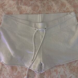 Brandy Melville white/gray sweatshorts